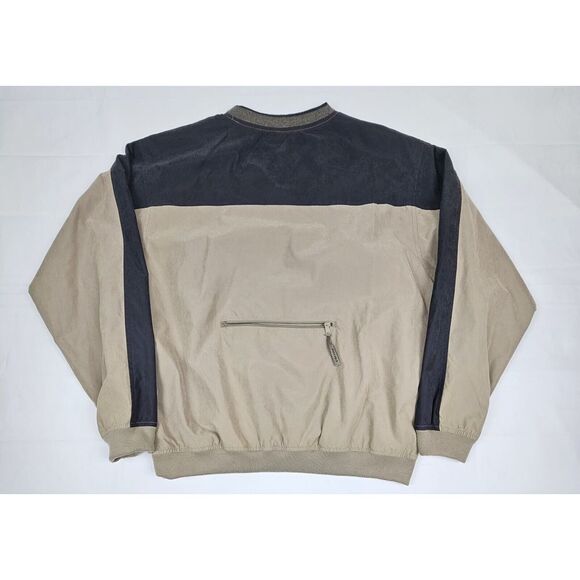 PGA Tour Golf Pullover Mens Large. Signature Collection Packable Tan &‎ Black - Picture 4 of 8